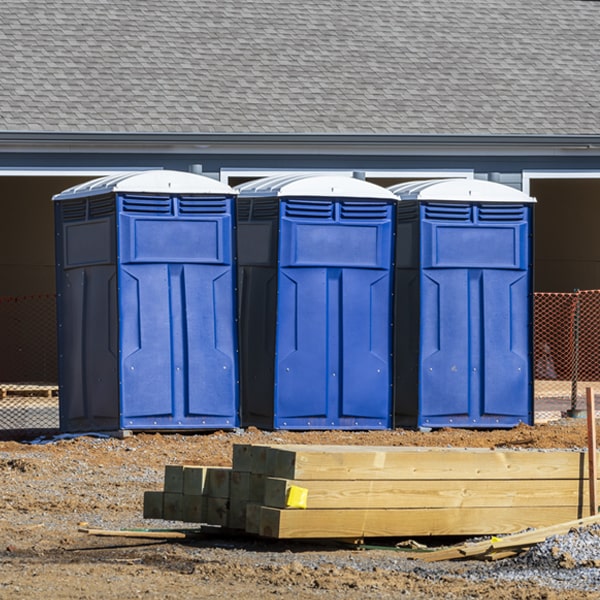 how do you dispose of waste after the portable restrooms have been emptied in Eaton IN